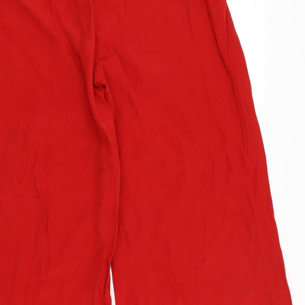 Coast Womens Red   Trousers  Size 8 L30 in