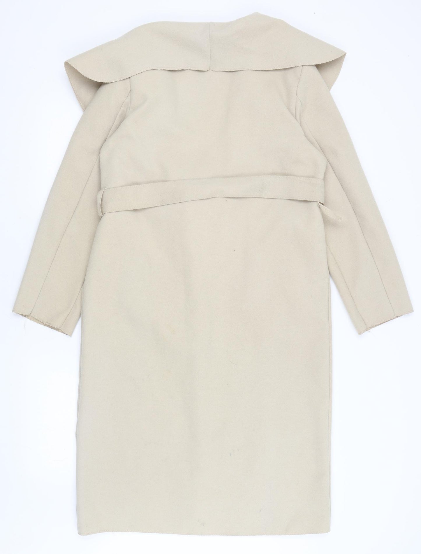 Preworn Womens Beige   Overcoat Coat Size M