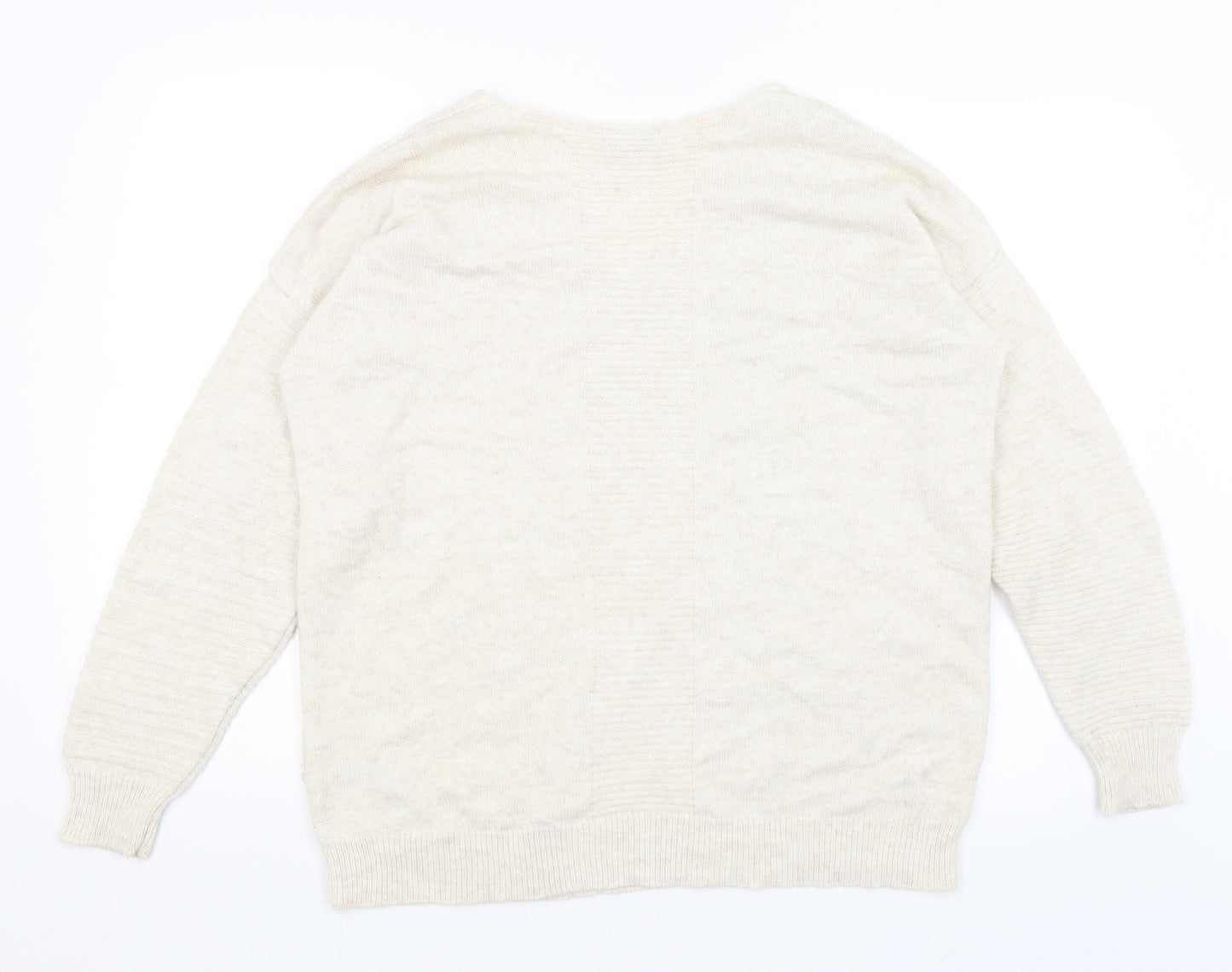 Topshop Womens Beige   Pullover Jumper Size S