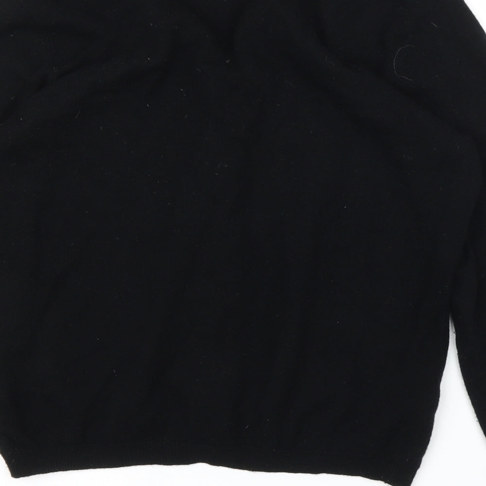 Woolov Womens Black   Cardigan Jumper Size L