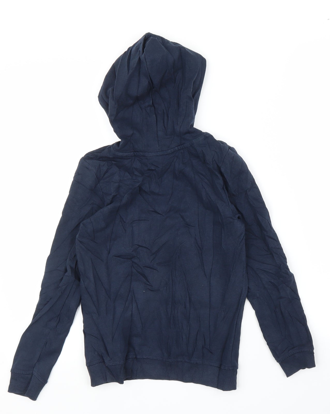 H&M Girls Blue   Pullover Hoodie Size 7 Years  - Rainbow