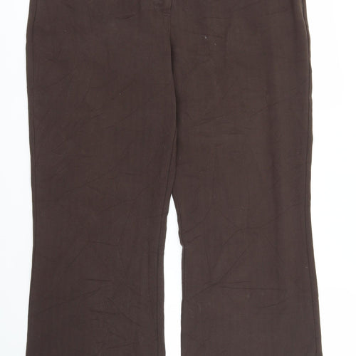 Soon Womens Brown   Trousers  Size 14 L28 in