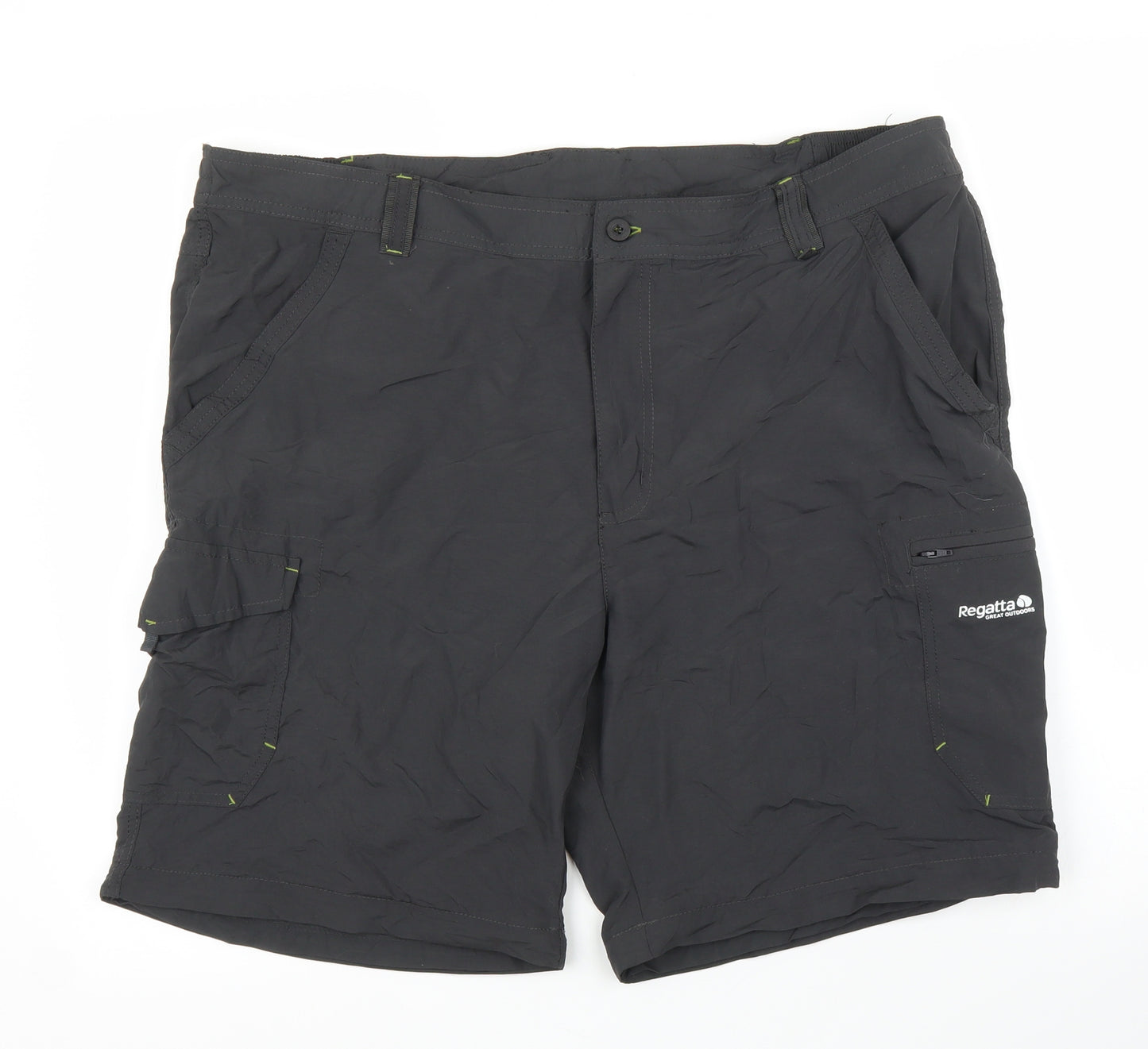 Regat Mens Grey   Cargo Shorts Size 40 in