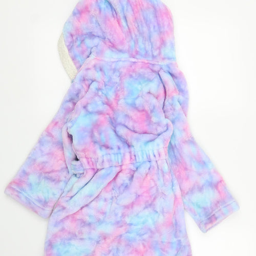 Nutmeg Girls Purple Solid  Capri Robe Size 5-6 Years