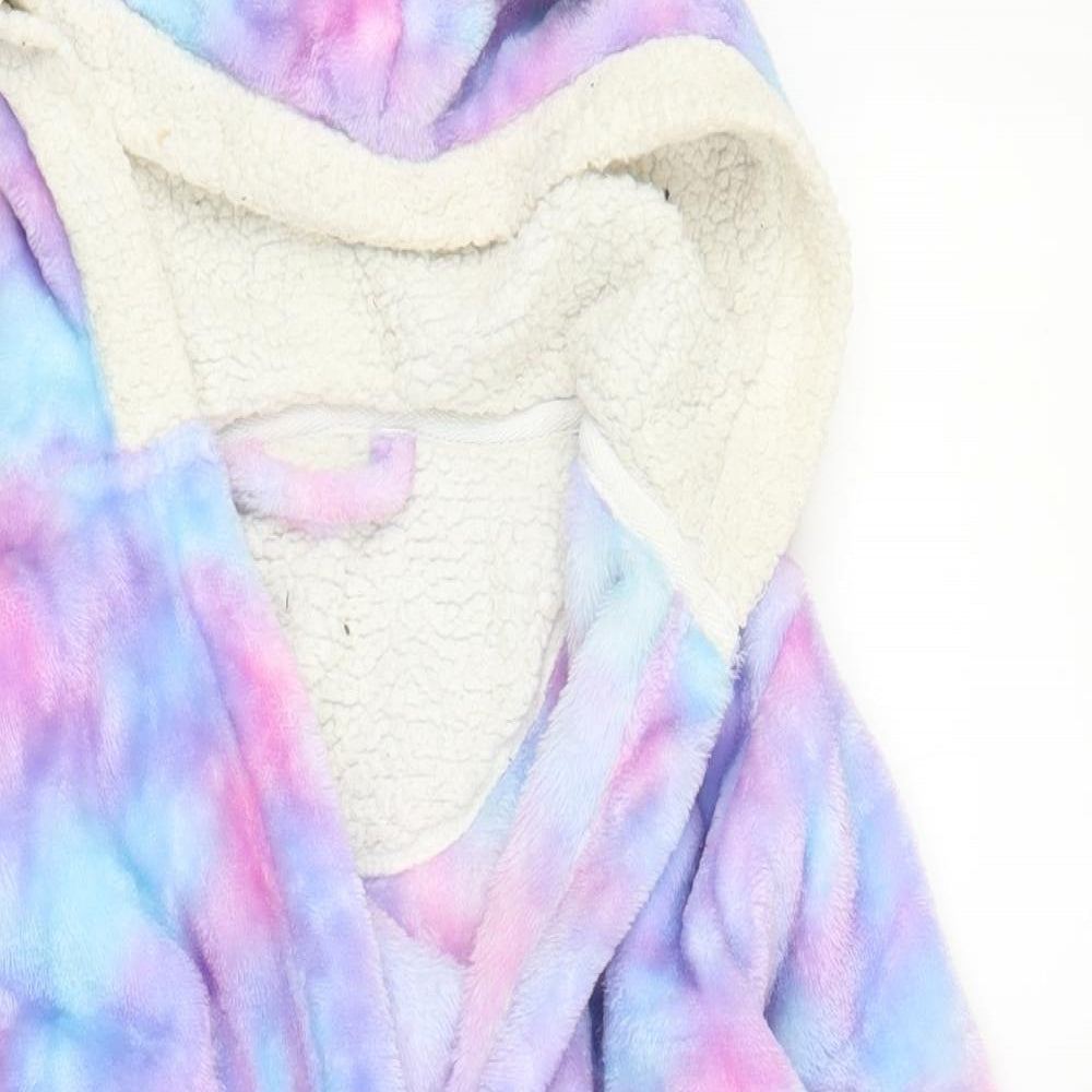 Nutmeg Girls Purple Solid  Capri Robe Size 5-6 Years