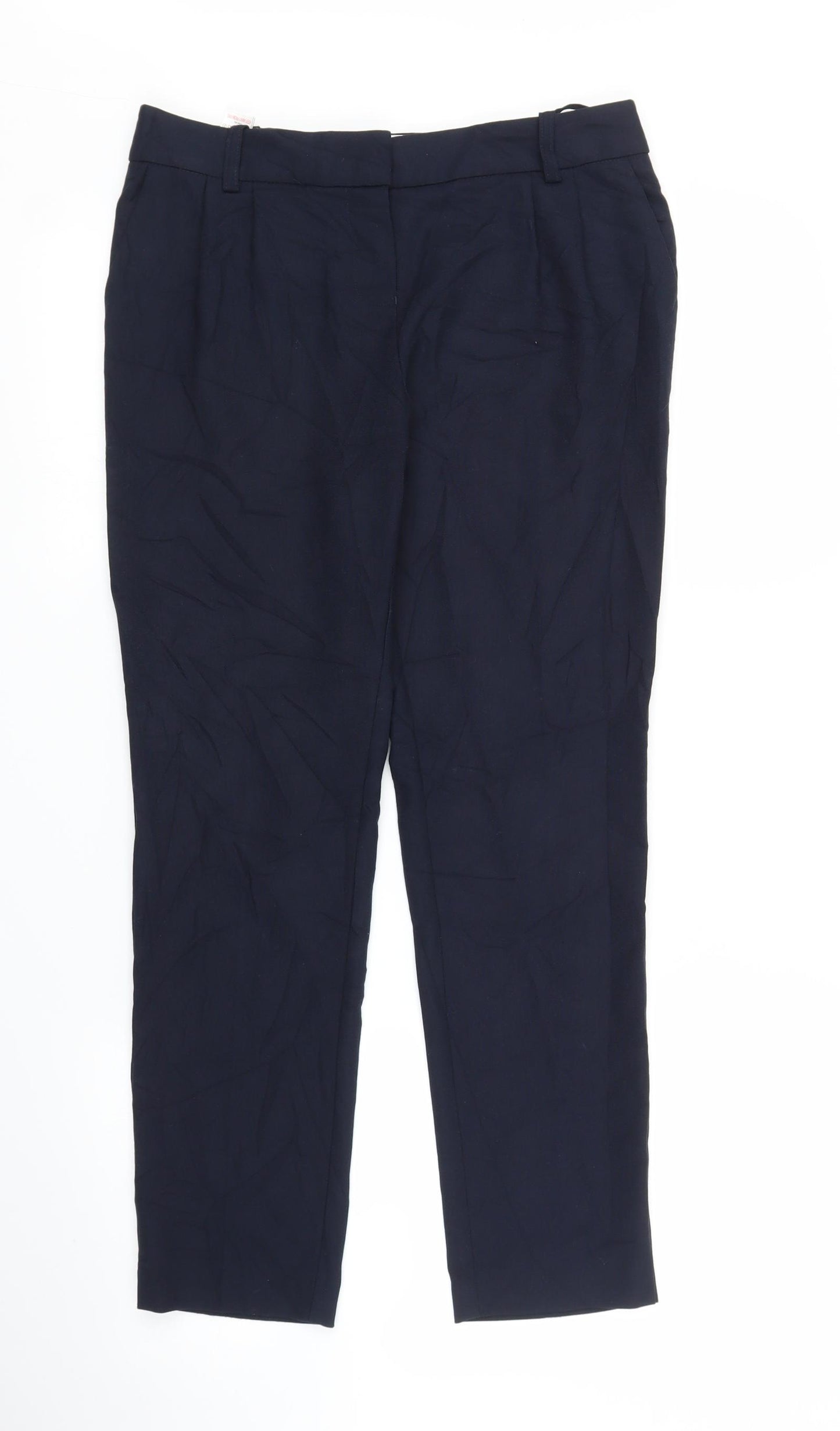 NEXT Womens Blue   Pedal Pusher Trousers Size 8 L26 in