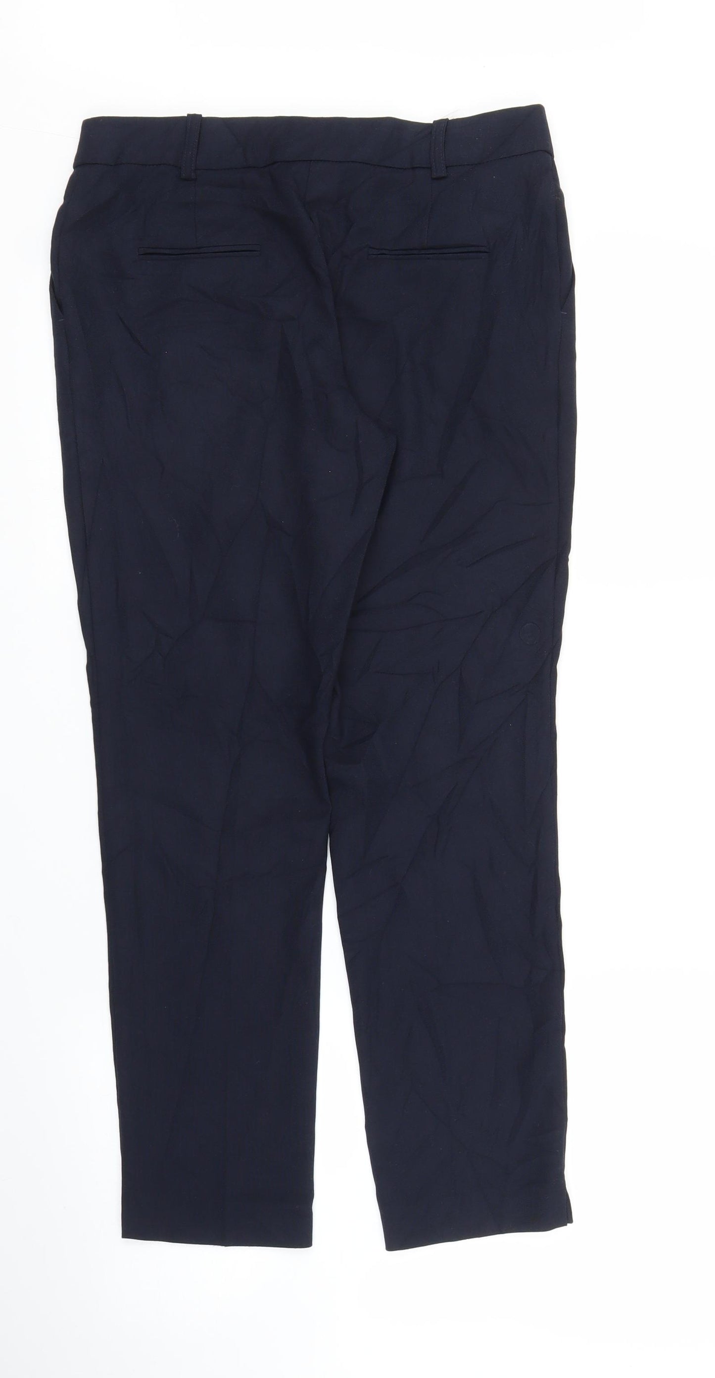 NEXT Womens Blue   Pedal Pusher Trousers Size 8 L26 in