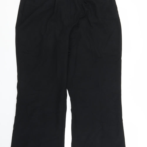 South Womens Black   Trousers  Size 16 L23 in