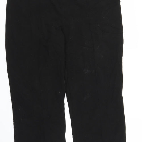 Auton Womens Black   Trousers  Size 16 L25 in