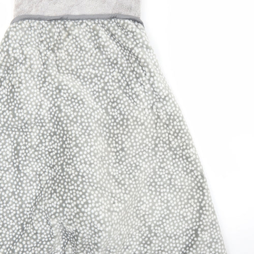NEXT Womens Grey Polka Dot  Cape Jumper One Size