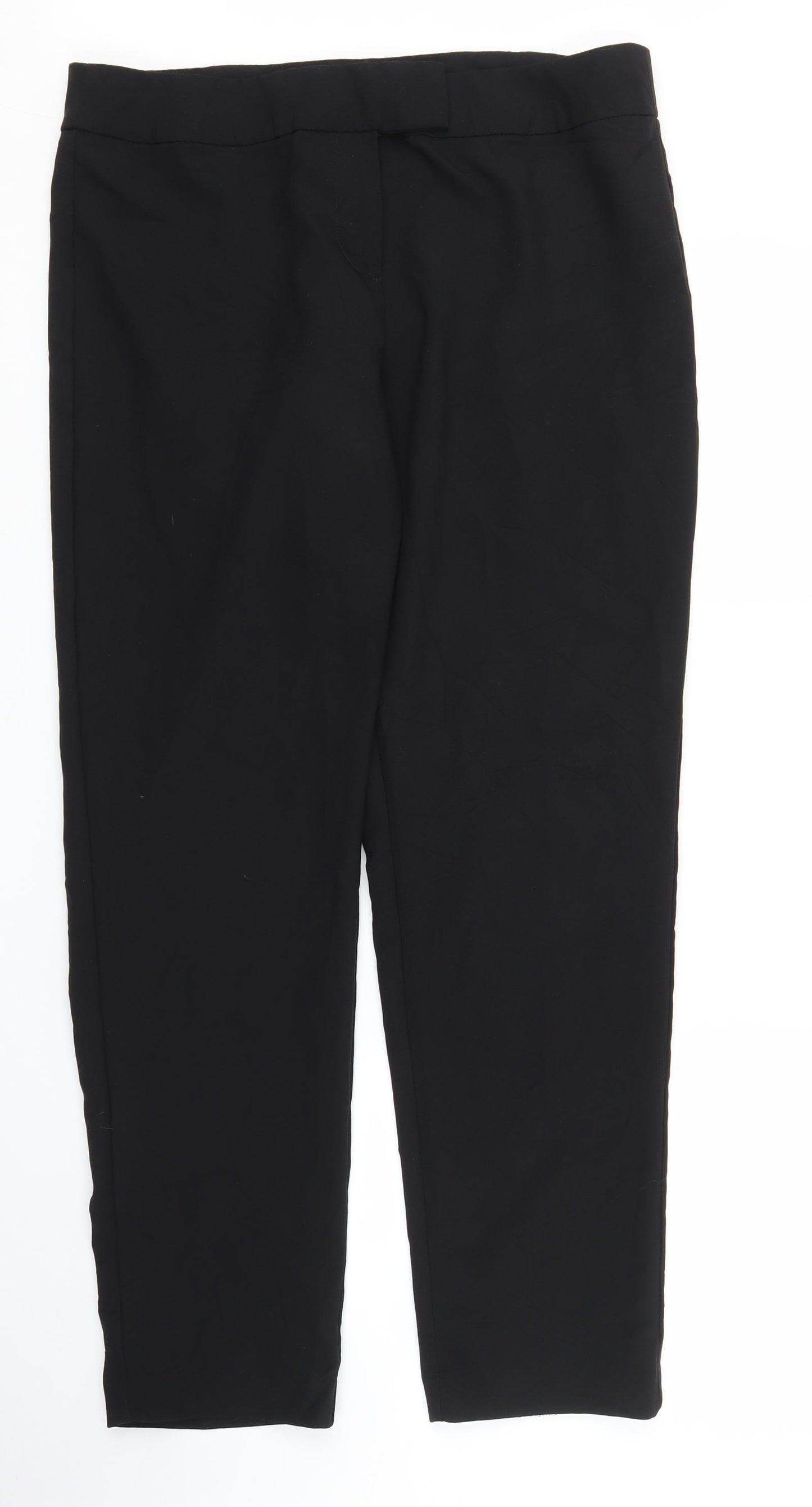 George Womens Black   Trousers  Size 16 L29 in