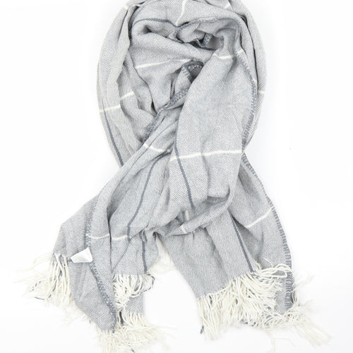 Country Club Unisex Grey Check   Shawl/Wrap
