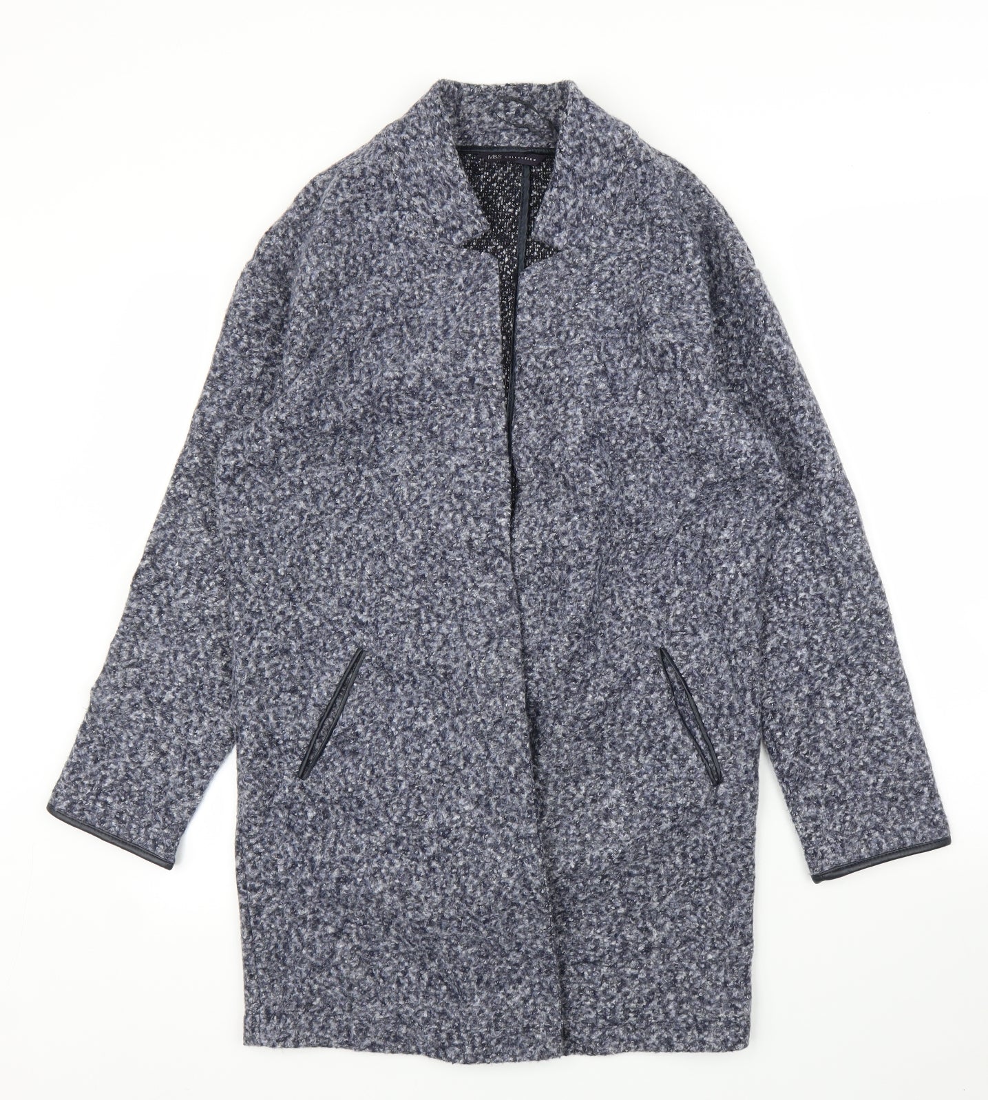 M&S Womens Grey   Cardigan Jumper Size 10