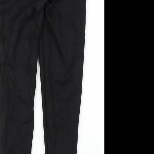 F&F Womens Black   Carrot Trousers Size 12 L27 in