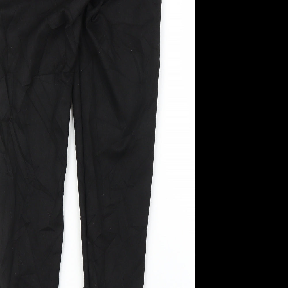 F&F Womens Black   Carrot Trousers Size 12 L27 in