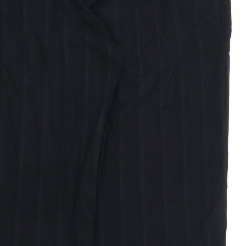 Lime Womens Blue Striped  Trousers  Size 14 L26 in