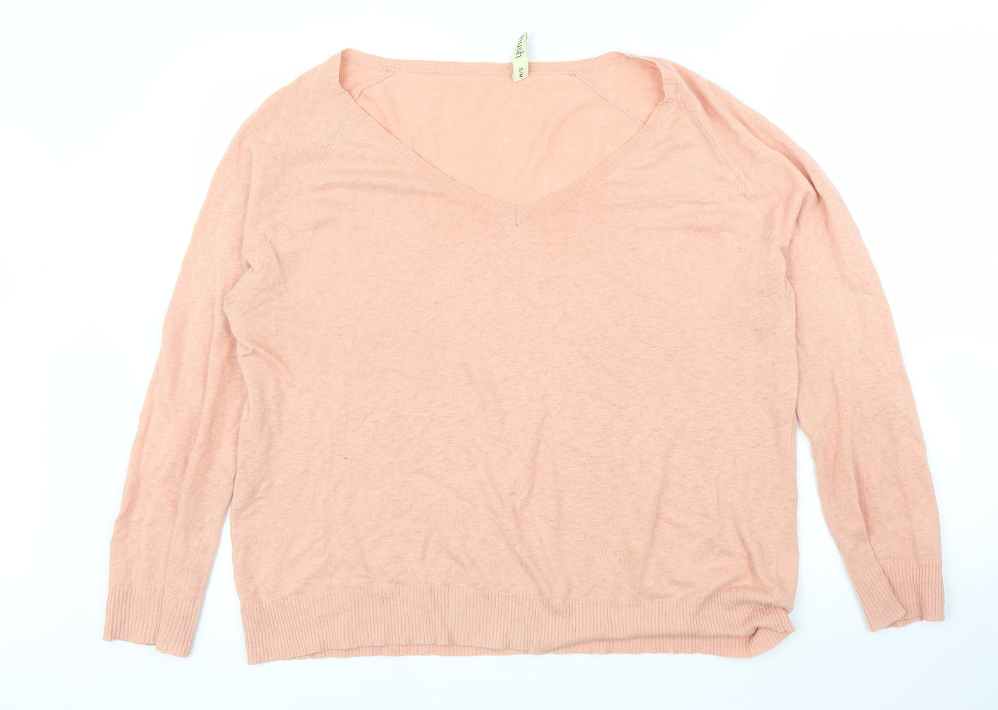 Hush Womens Pink   Pullover Jumper Size M