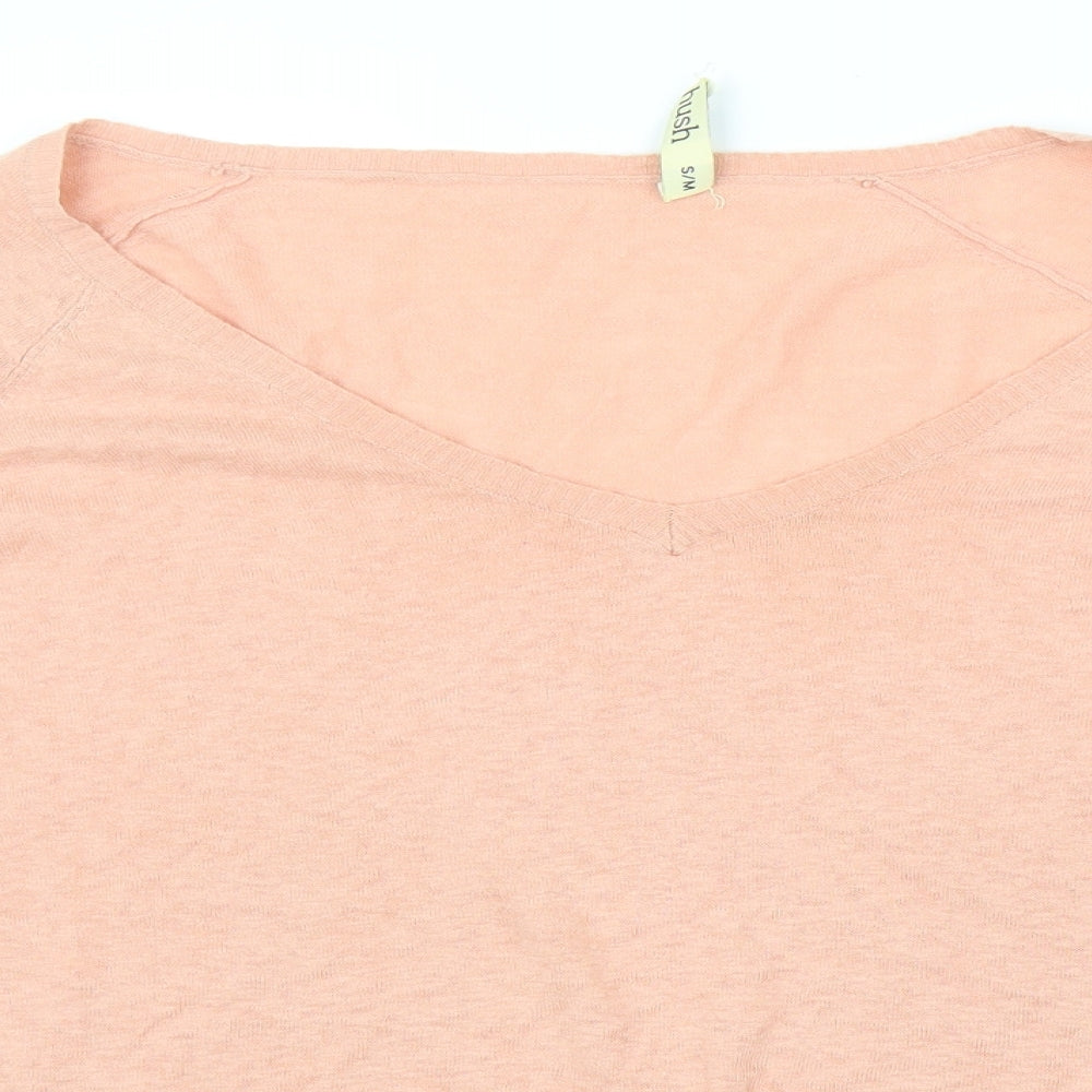 Hush Womens Pink   Pullover Jumper Size M