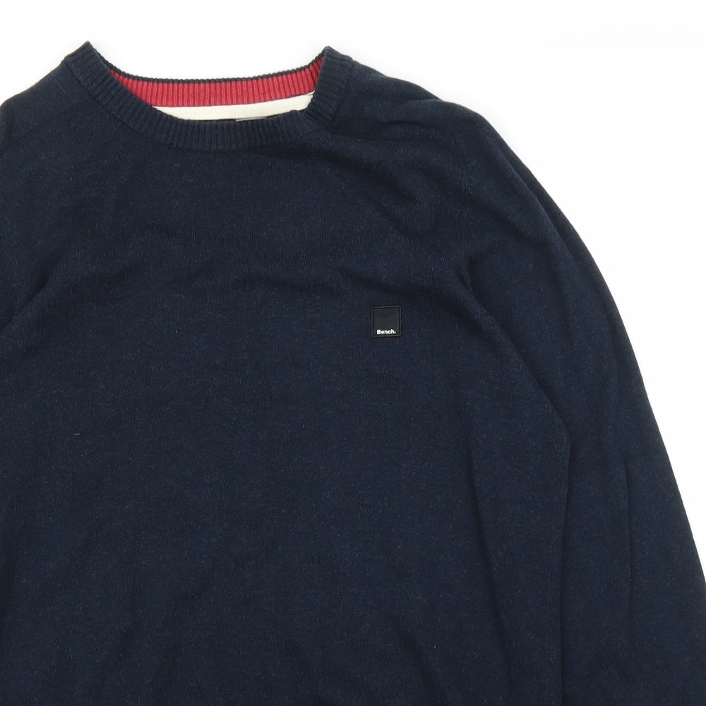 Bench Mens Blue   Pullover Jumper Size M