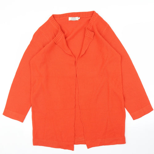 EWM Womens Orange   Cardigan Jumper Size XL