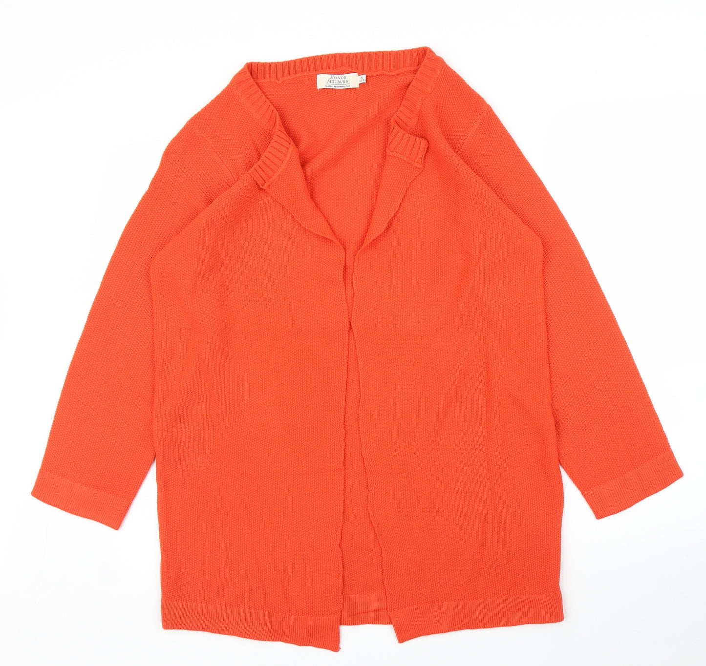 EWM Womens Orange   Cardigan Jumper Size XL
