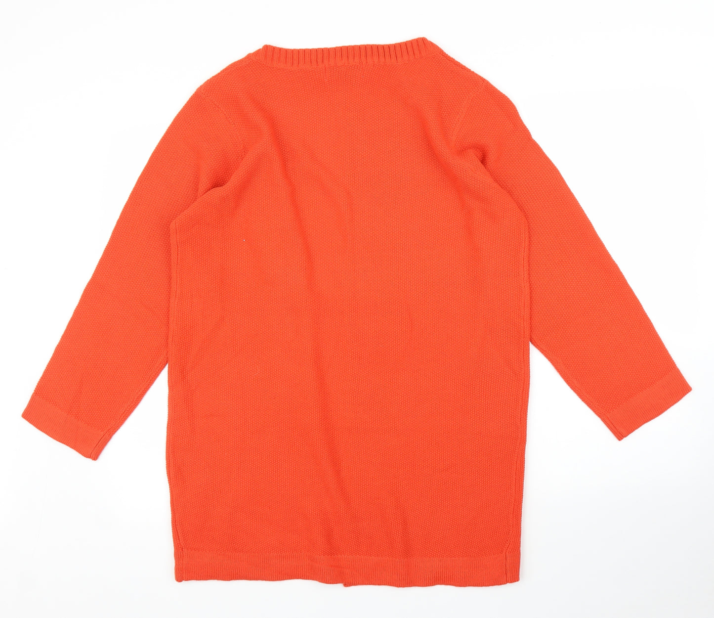 EWM Womens Orange   Cardigan Jumper Size XL