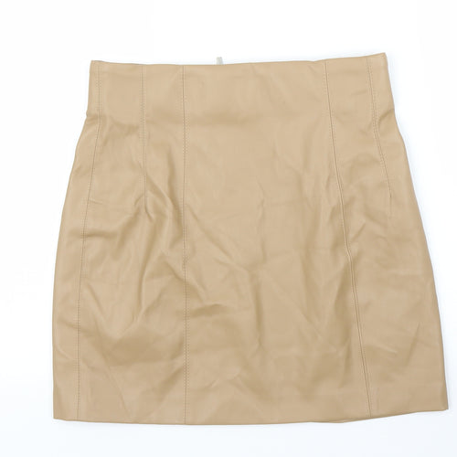 prew Womens Beige   A-Line Skirt Size S