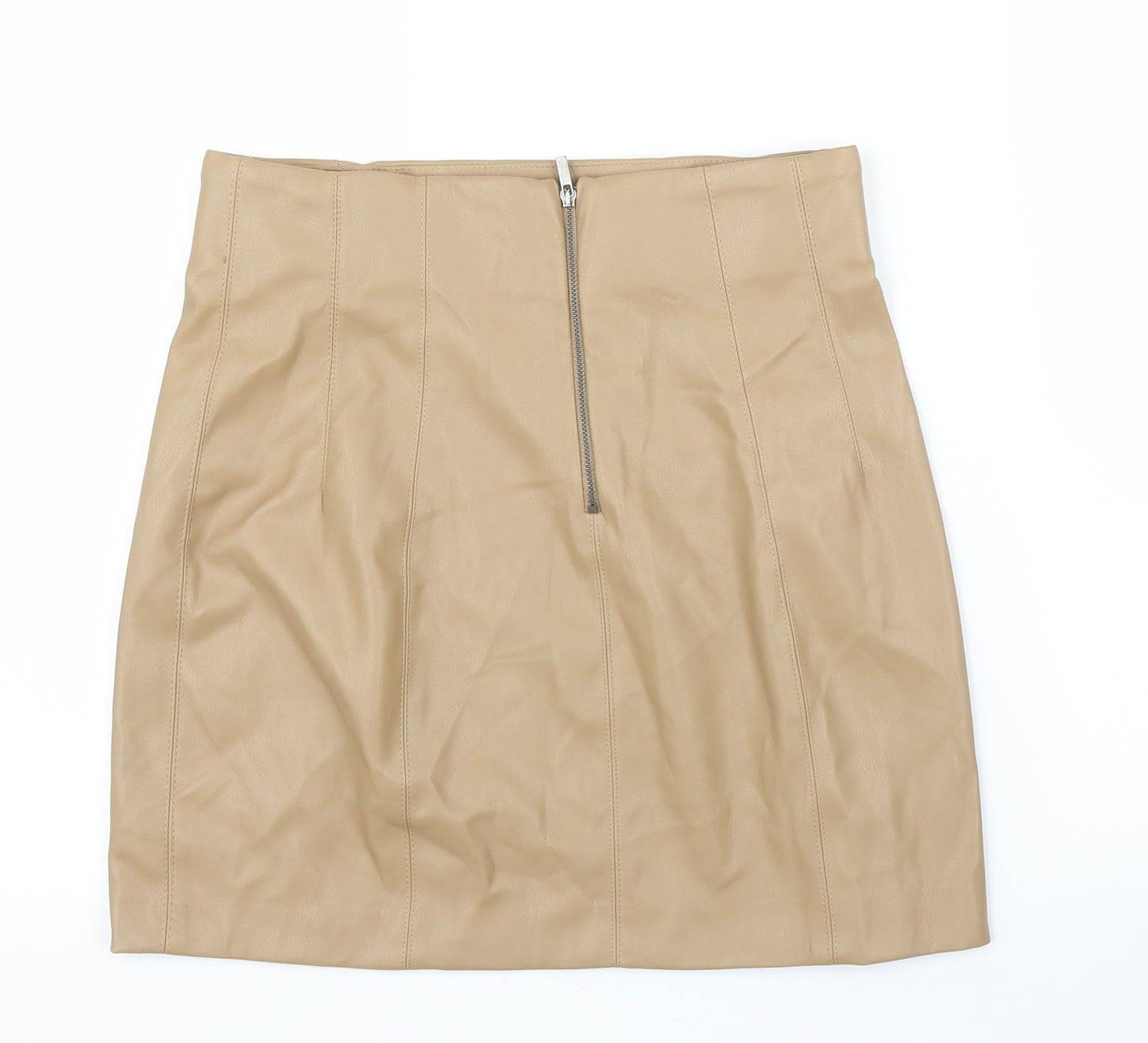 prew Womens Beige   A-Line Skirt Size S
