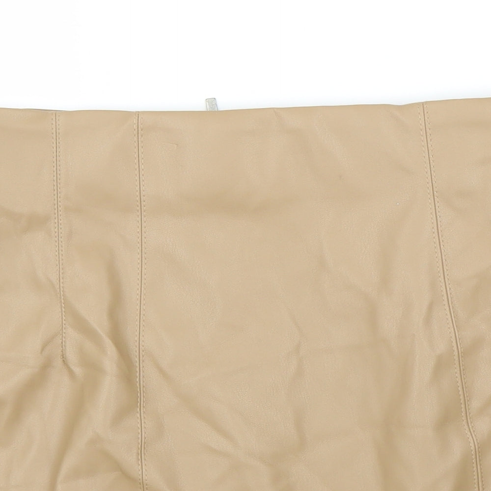 prew Womens Beige   A-Line Skirt Size S