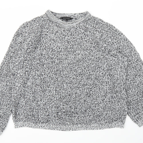 Peacocks Womens Grey   Pullover Jumper Size M