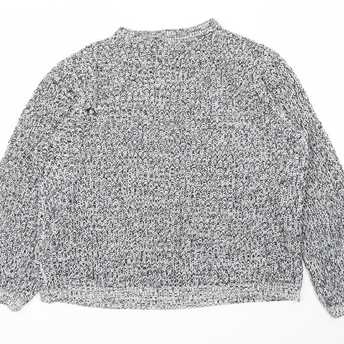 Peacocks Womens Grey   Pullover Jumper Size M