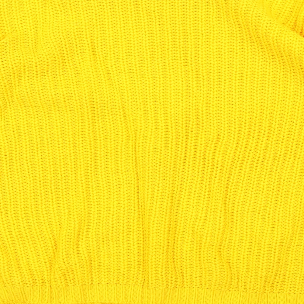 Peacocks Womens Yellow   Pullover Jumper Size M