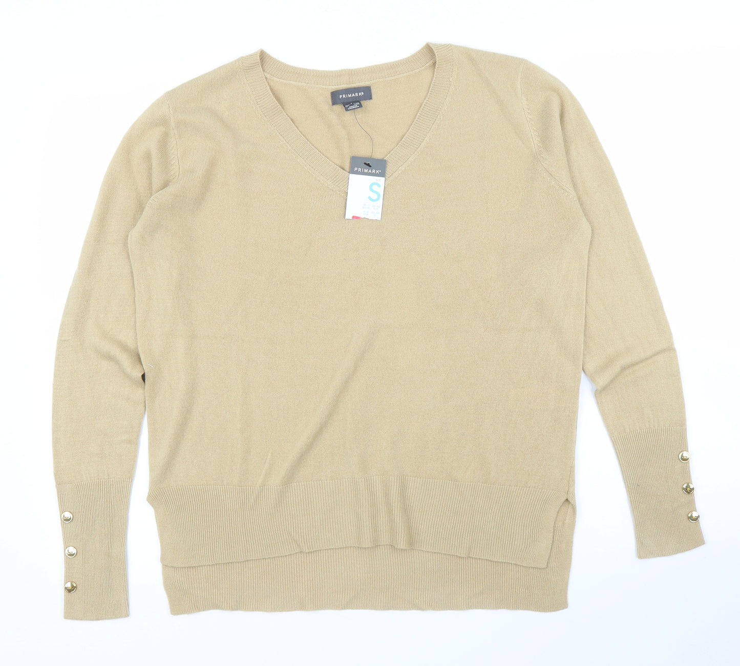 Primark Womens Beige   Pullover Jumper Size S
