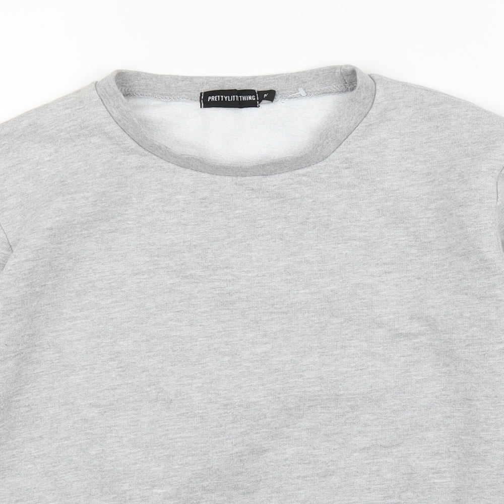 prettyl Womens Grey   Pullover Jumper Size M