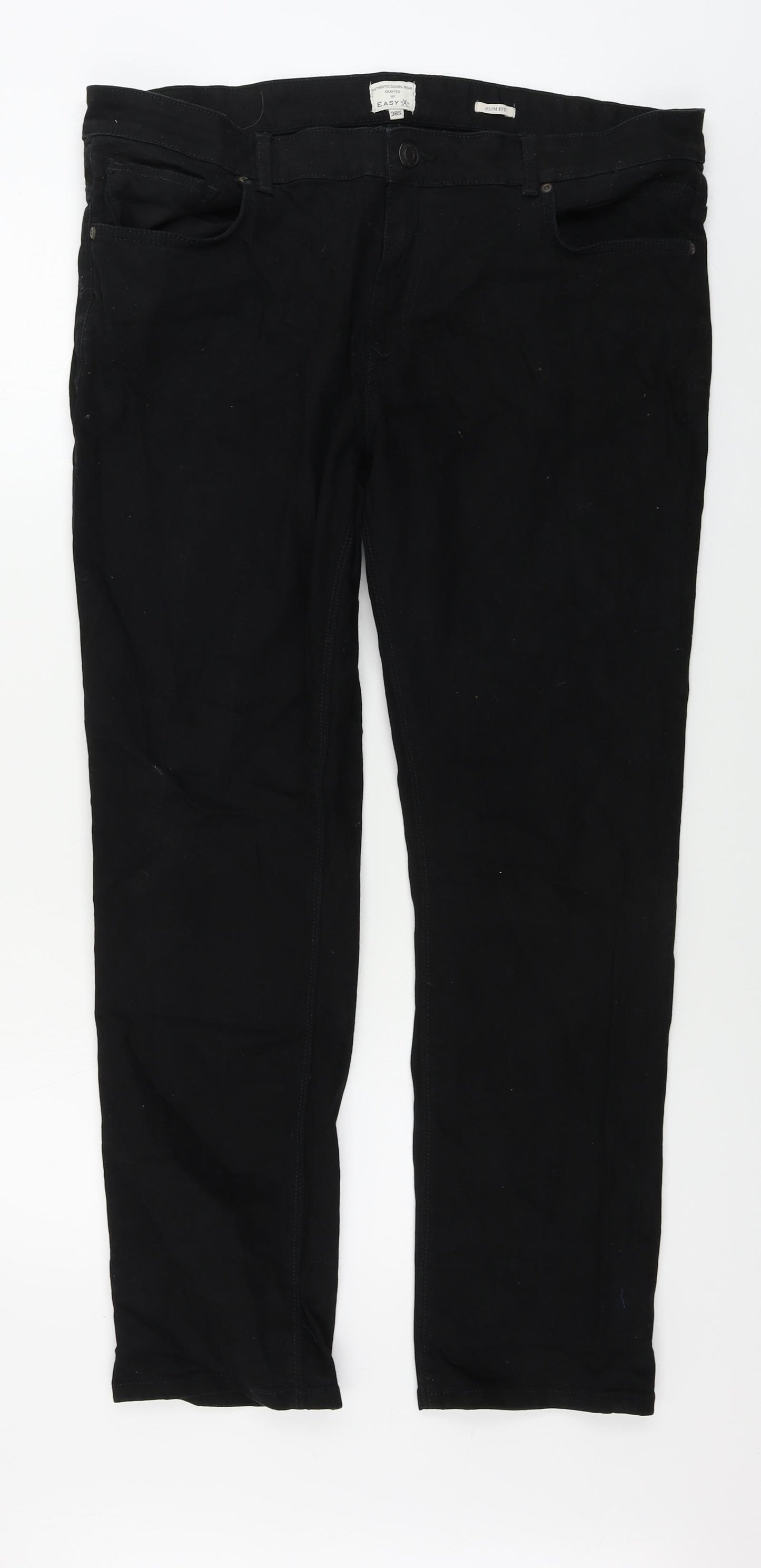 Easy  Mens Black   Straight Jeans Size 38 in L27 in