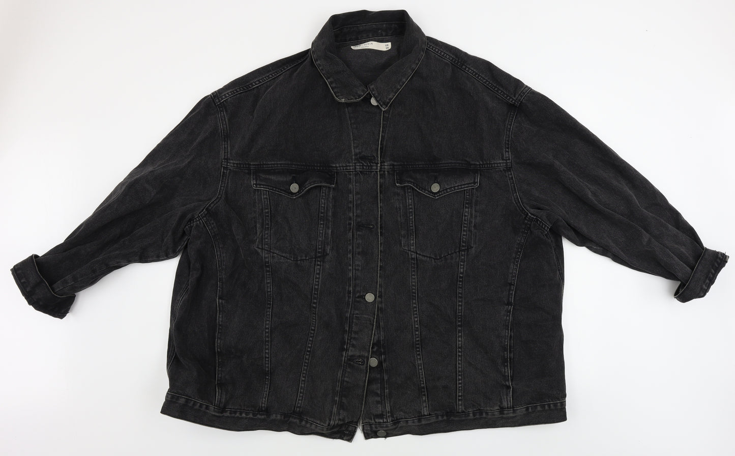 ASOS  Womens Black   Jacket Coat Size 28