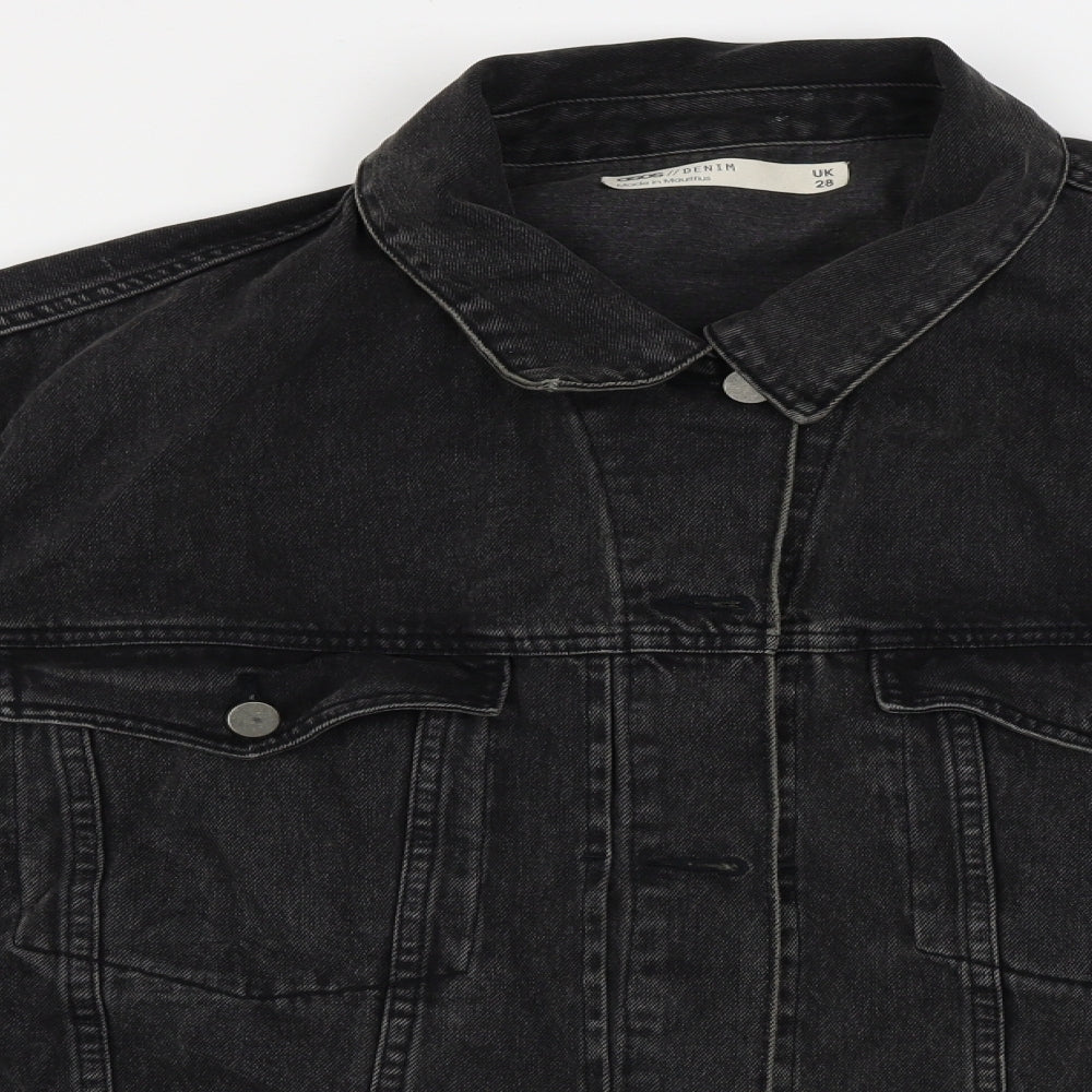 ASOS  Womens Black   Jacket Coat Size 28