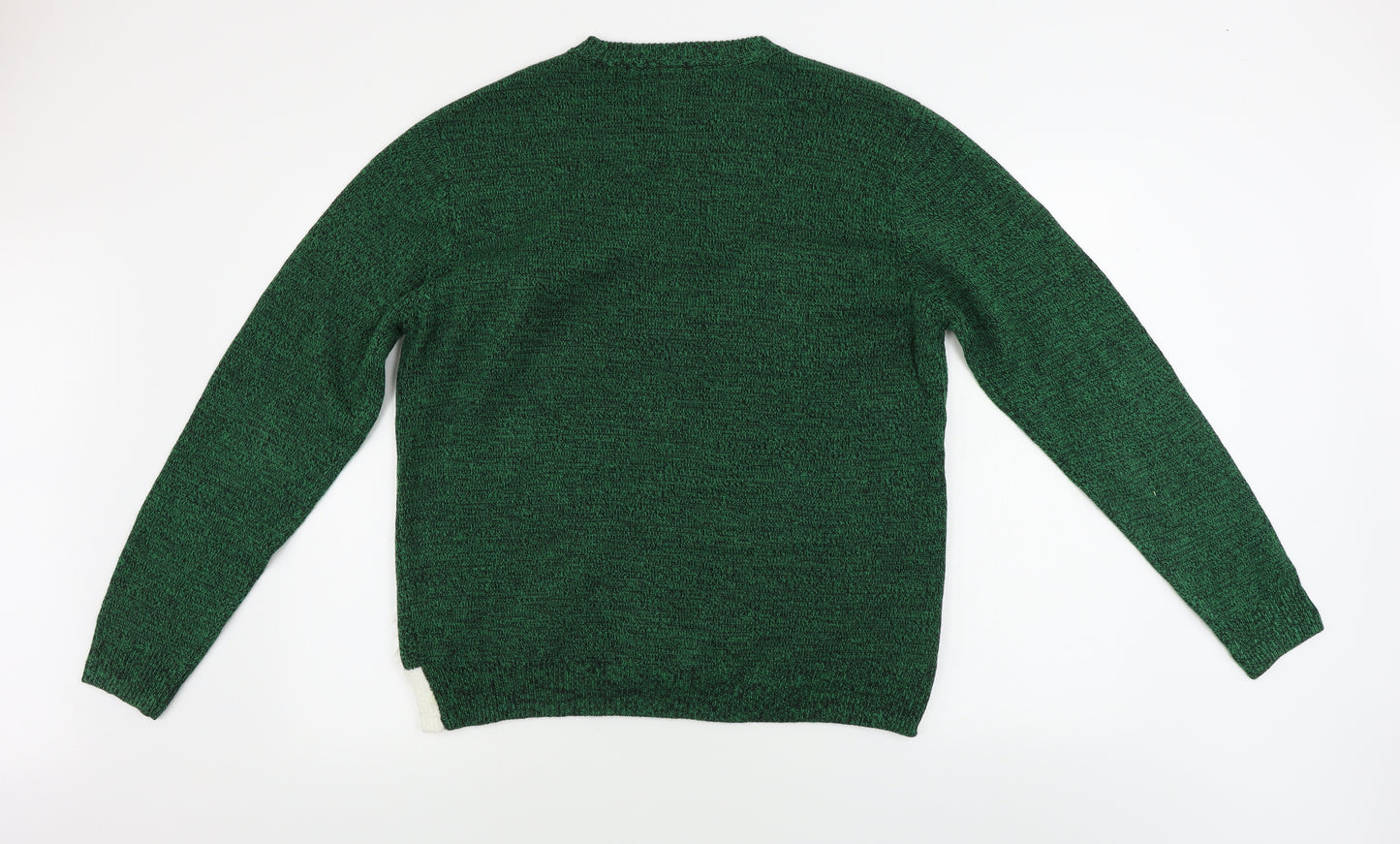 George  Mens Green   Pullover Jumper Size L  - Christmas Jumper