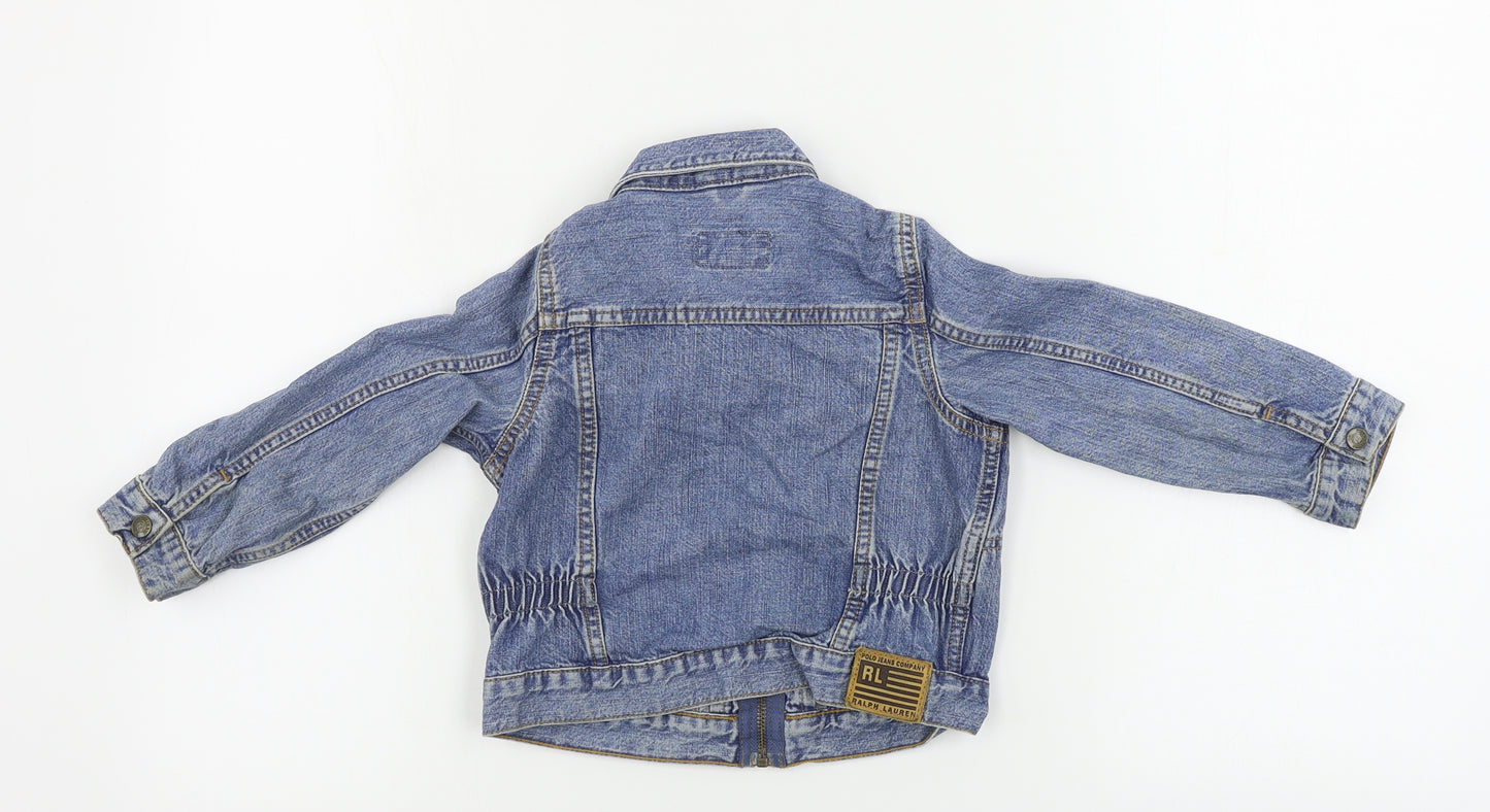 Ralph Lauren  Girls Blue   Jacket Coat Size 3 Years
