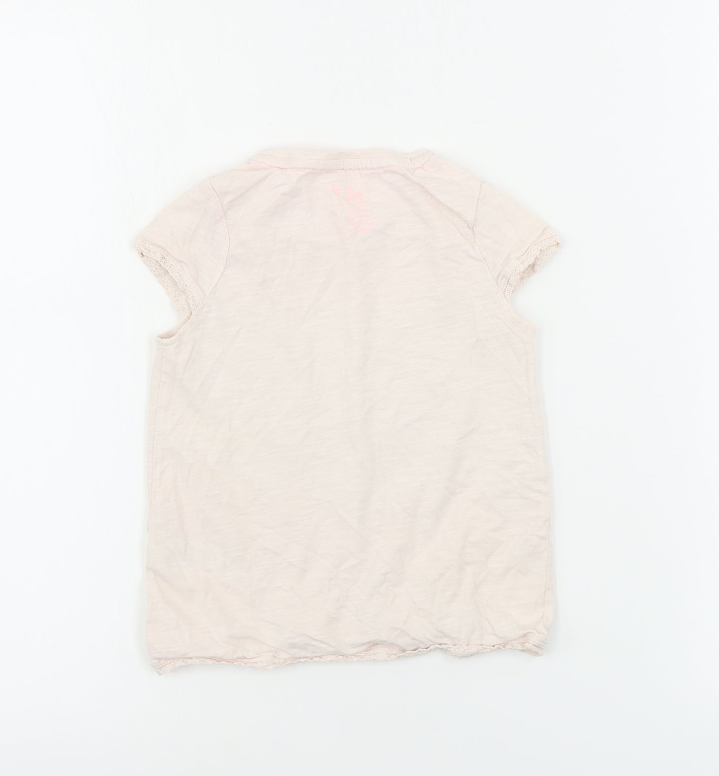 F&F  Girls Pink   Basic T-Shirt Size 4-5 Years