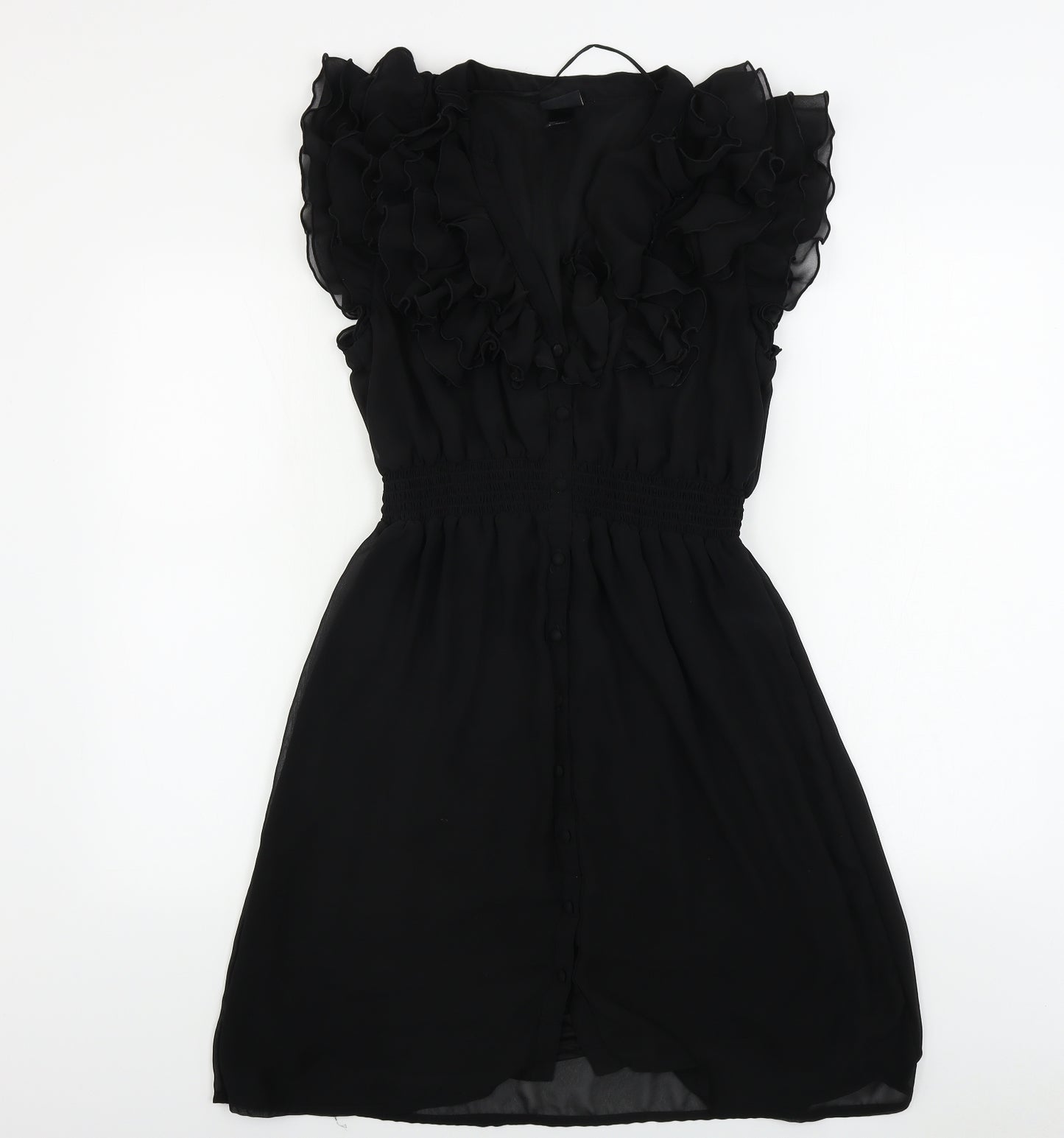 H&M  Womens Black   A-Line  Size 10