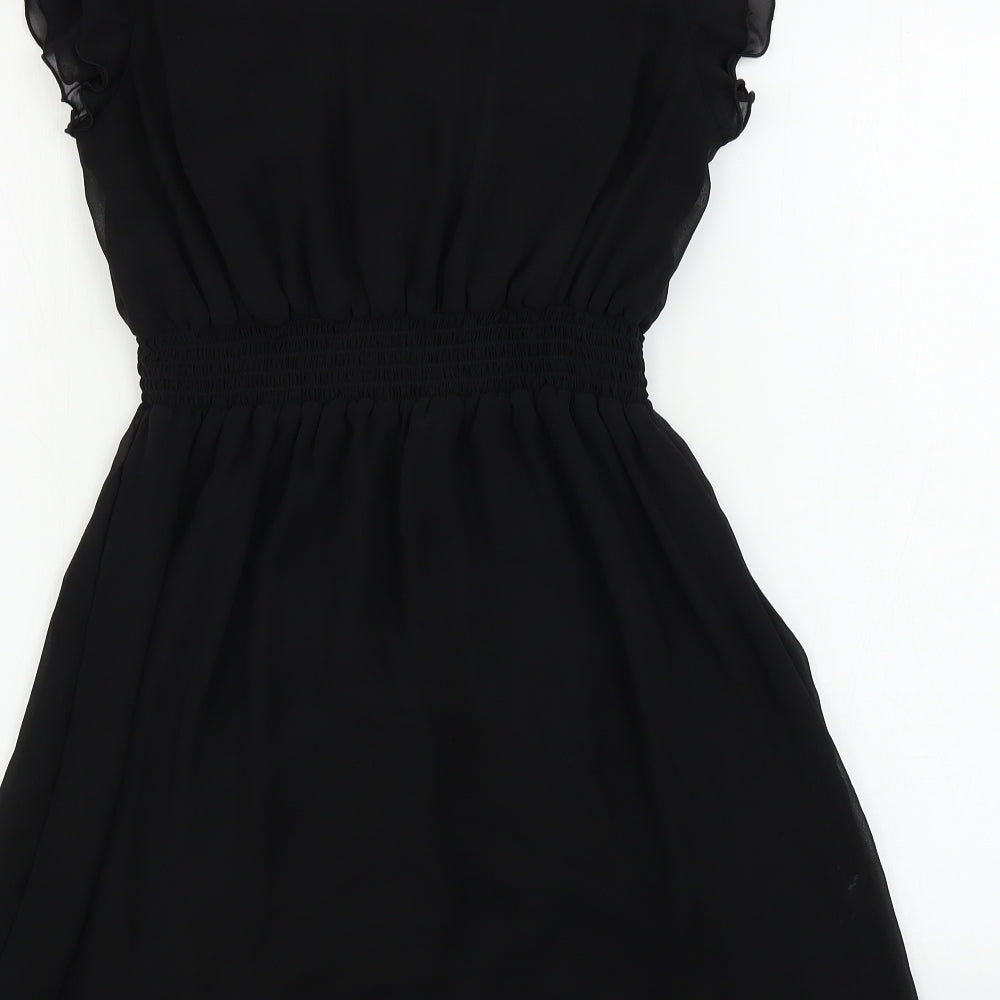 H&M  Womens Black   A-Line  Size 10