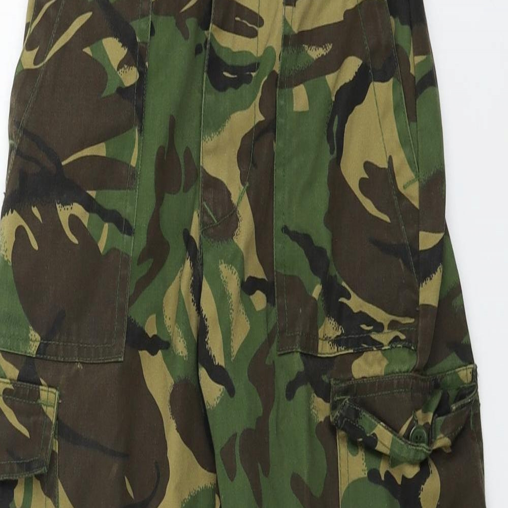 Blue Castle  Boys Green Camouflage  Chino Trousers Size 7-8 Years