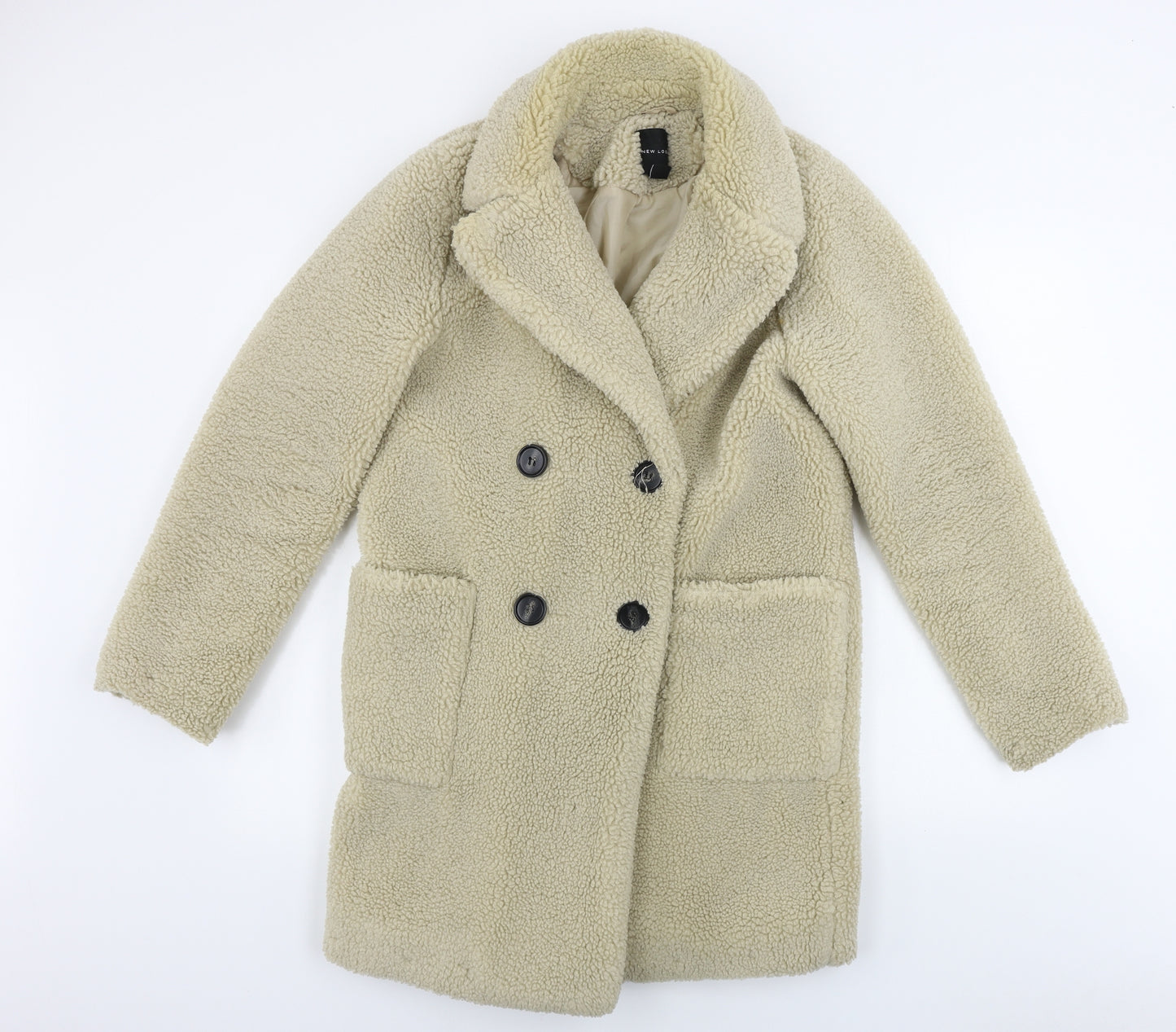 New Look  Womens Beige   Jacket Coat Size 8