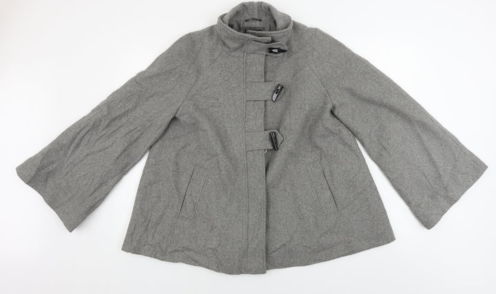 M&Co Womens Grey   Jacket Coat Size 12