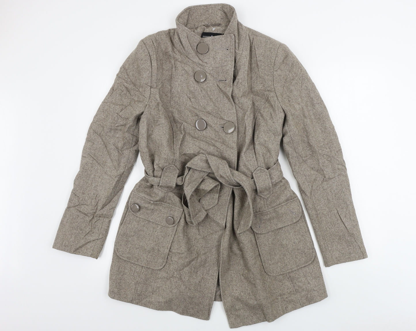Dorothy Perkins  Womens Beige   Jacket Coat Size 16