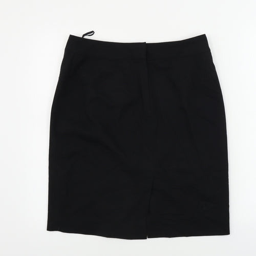 Hennes  Womens Black Paisley  Bandage Skirt Size 12