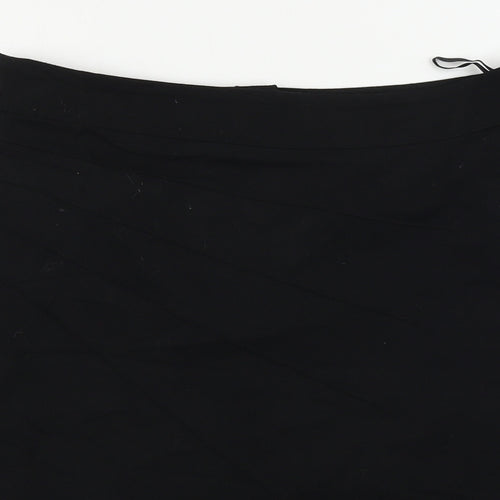 Hennes  Womens Black Paisley  Bandage Skirt Size 12