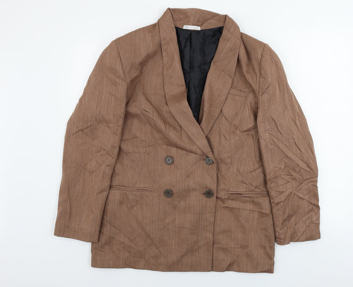 dot&cross Womens Brown   Jacket Blazer Size 40