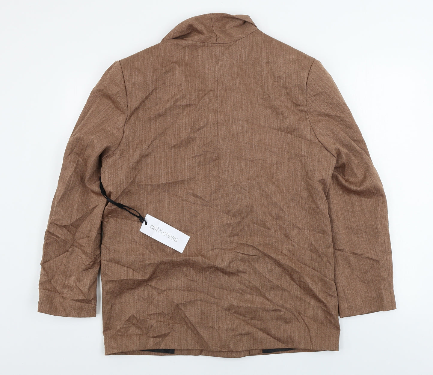 dot&cross Womens Brown   Jacket Blazer Size 40